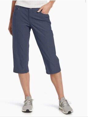 Kuhl Trekr Kapri Navy Cropped Capri Pants Size 10 Backcountry Outdoor Hiking Run